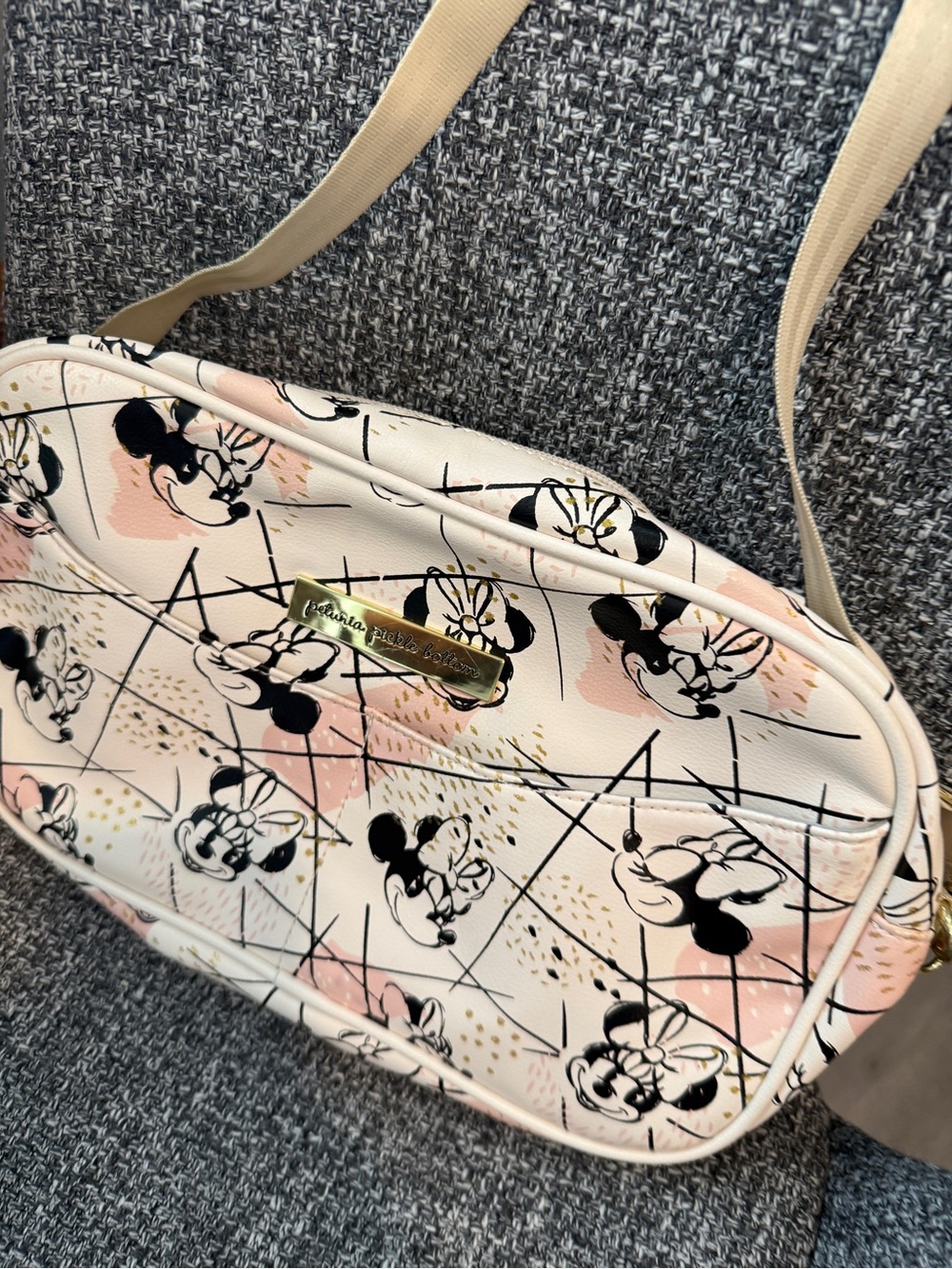 Petunia Pickle Bottom Disney Shimmery Minnie Companion Diaper Clutch Bag